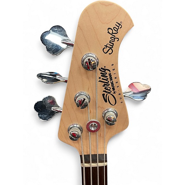 Used Sterling by Music Man StingRay Ray4 Black Electric Bass Guitar