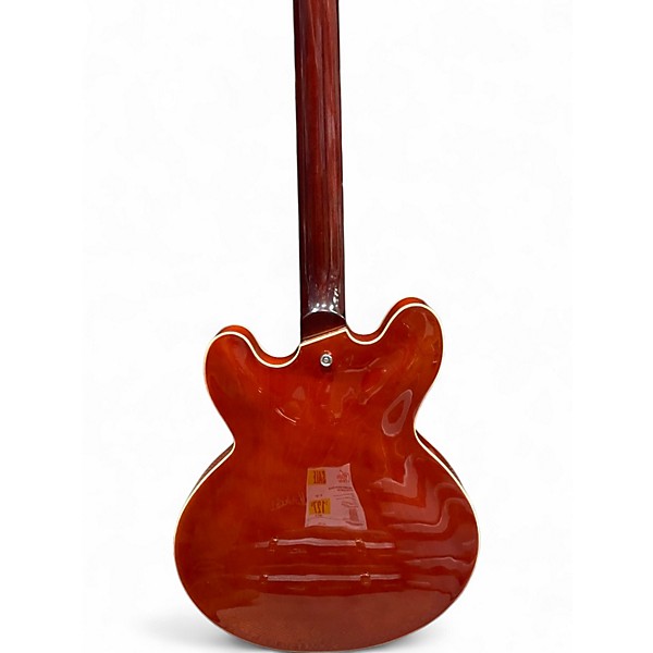 Used Vintage VSA500HB 2 Tone Sunburst Hollow Body Electric Guitar