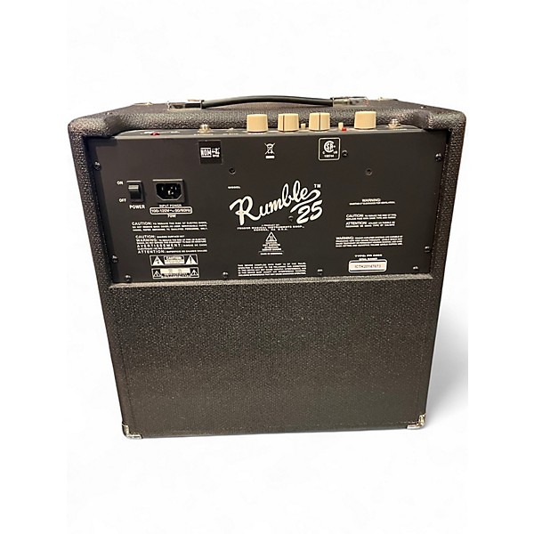 Used Fender Rumble 25 25W 1x8 Bass Combo Amp