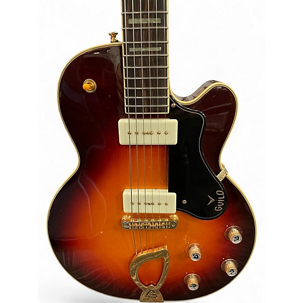 Used Guild ARISTOCRAT M-75 ANTIQUE SUNBURST Solid Body Electric Guitar