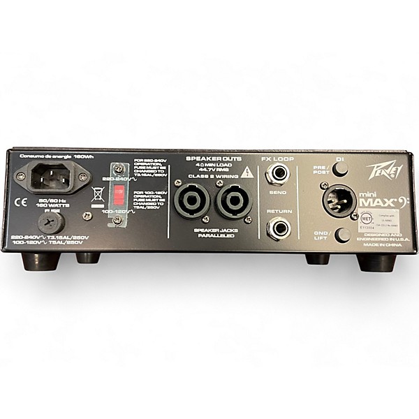 Used Peavey MINI MAX 1200US Bass Amp Head