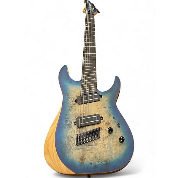 Used Schecter Guitar Research REAPER 7 SKY BURST Solid Body Electric Guitar