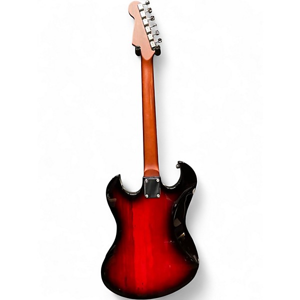 Used Eastwood SD40 Hound Dog Red Burst Solid Body Electric Guitar