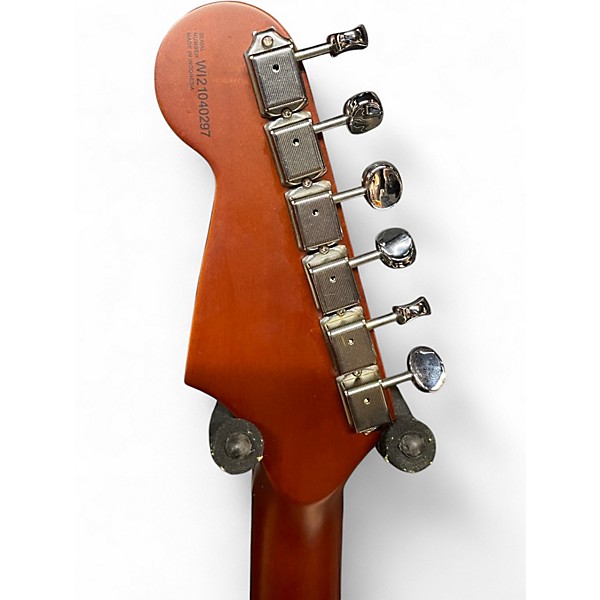 Used Eastwood SD40 Hound Dog Red Burst Solid Body Electric Guitar