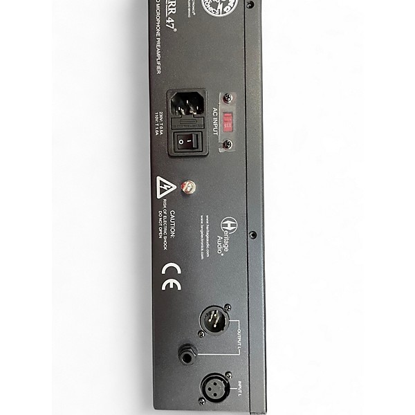 Used Heritage Audio SILVERR 47 Microphone Preamp