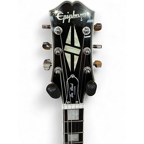 Used Epiphone LES PAUL CUSTOM ADAM JONES SIGNATURE ART SERIES Silverburst Solid Body Electric Guitar