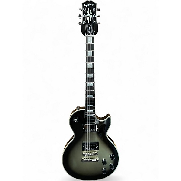 Used Epiphone LES PAUL CUSTOM ADAM JONES SIGNATURE ART SERIES Silverburst Solid Body Electric Guitar