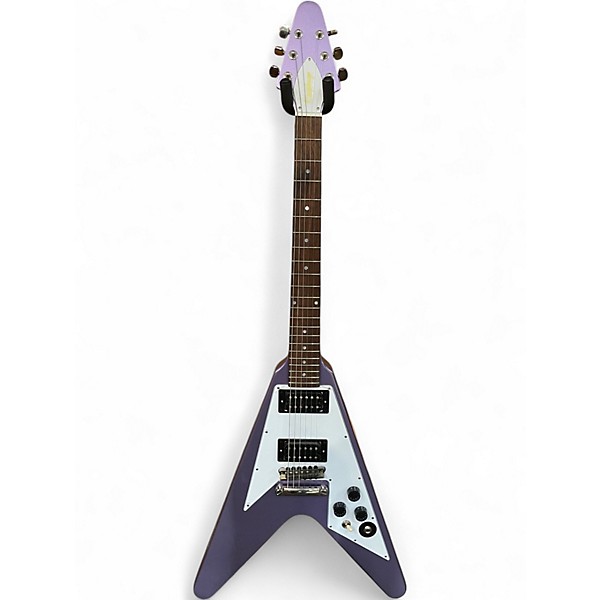 Used Epiphone KIRK HAMMETT 1979 FLYING V Purple Solid Body Electric Guitar