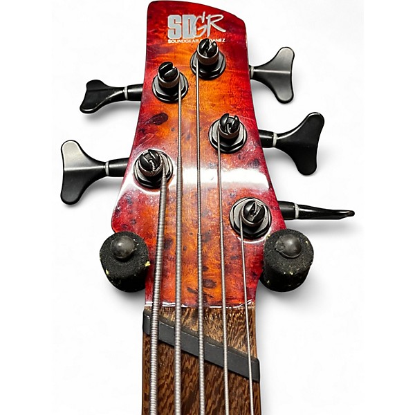 Used Ibanez SRMS805 Topaz Bass Electric Bass Guitar