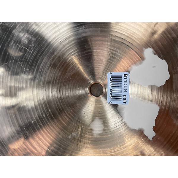 Used MEINL 14in BYZANCE DUAL HIHAT Cymbal