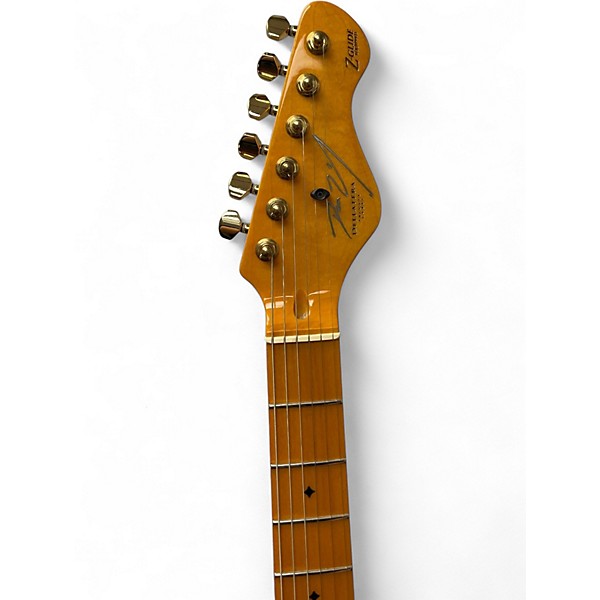 Used Dellatera Deluxe Atw Antiqued Copper Solid Body Electric Guitar