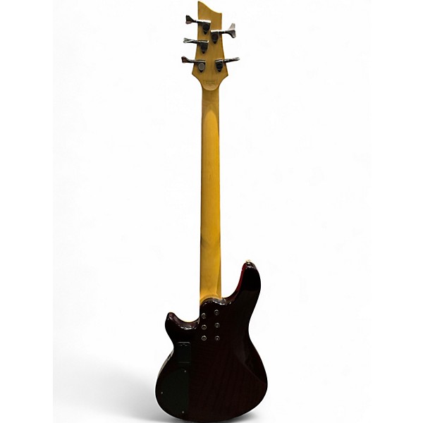Used Schecter Guitar Research Omen Extreme 5 String Red Electric Bass Guitar