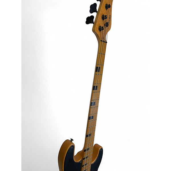 Used Schecter Guitar Research Model T Session Natural Electric Bass Guitar