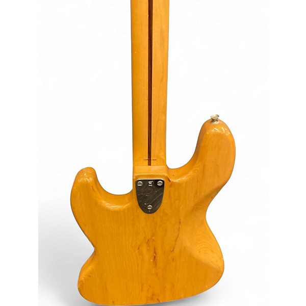 Used Fender Marcus Miller Signature Jazz Bass Natural Electric Bass Guitar