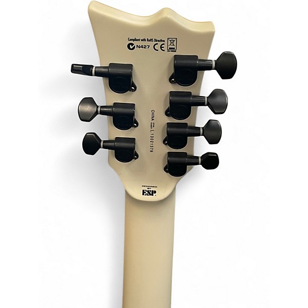 Used ESP LTD EC407 Olympic White Solid Body Electric Guitar