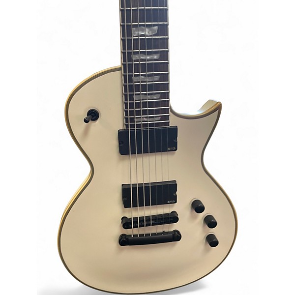 Used ESP LTD EC407 Olympic White Solid Body Electric Guitar