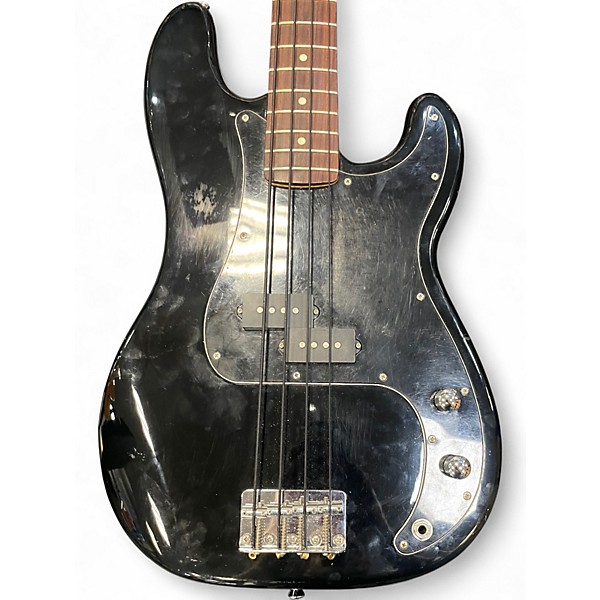 Used Fender Player Precision Bass Black Electric Bass Guitar