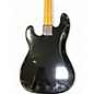 Used Fender Player Precision Bass Black Electric Bass Guitar