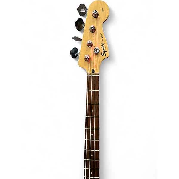 Used Squier P-BASS BLACK Electric Bass Guitar