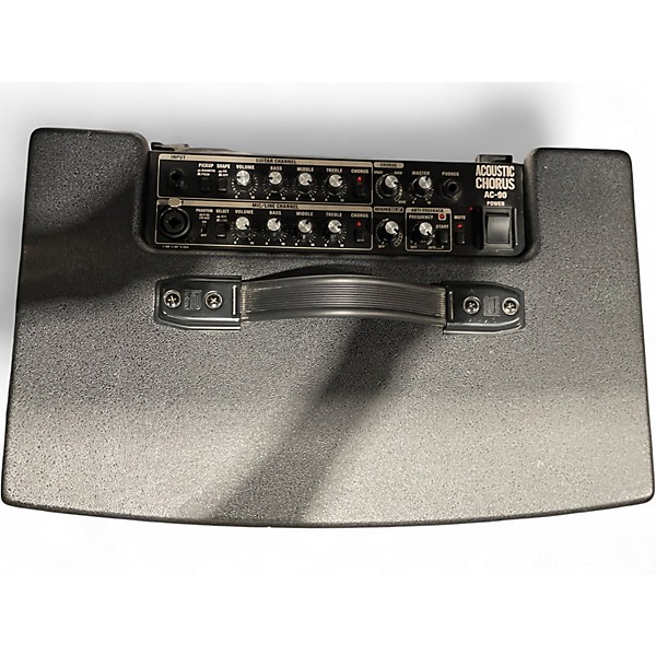 Used Roland AC90 90W 2X8 Stereo Acoustic Guitar Combo Amp