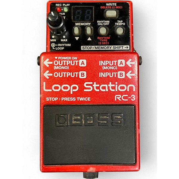 Used BOSS RC3 Loop Station Pedal