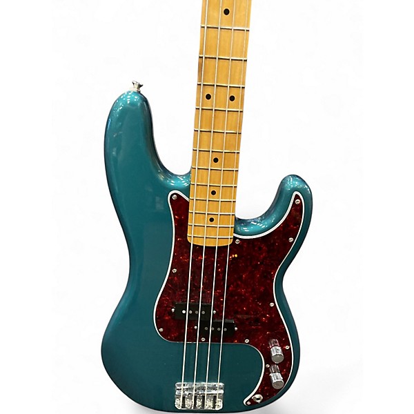 Used Fender Player II Precision Bass Turquoise Electric Bass Guitar