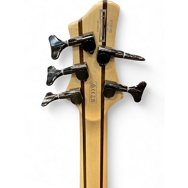 Used Ibanez BTB745 Natural Electric Bass Guitar