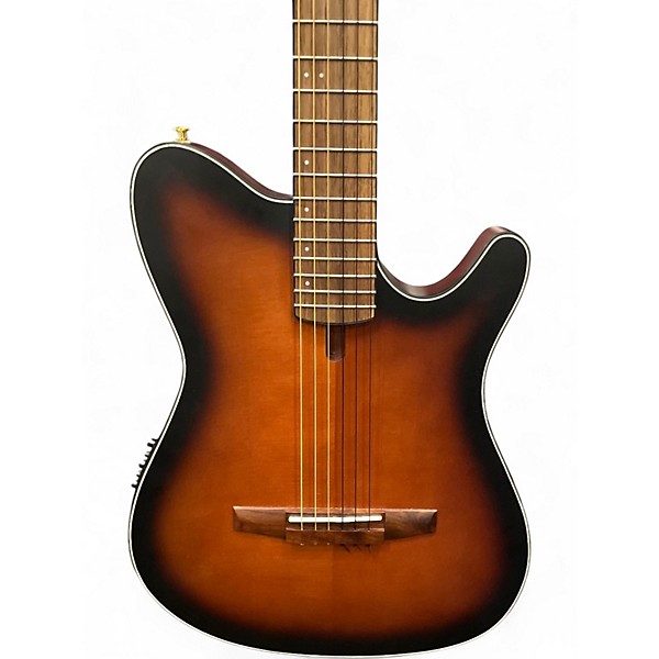 Used Ibanez GA35TCE Violin Burst Classical Acoustic Electric Guitar