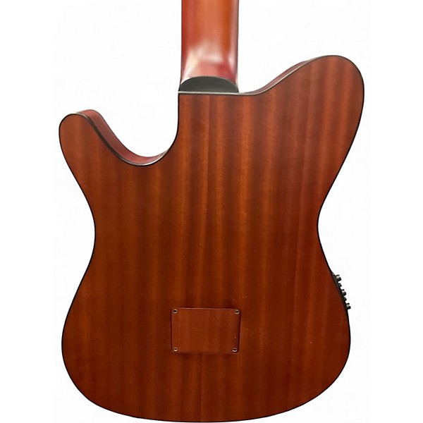 Used Ibanez GA35TCE Violin Burst Classical Acoustic Electric Guitar