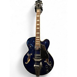 Used Ibanez AFS75T Artcore Bigsby Blue Hollow Body Electric Guitar