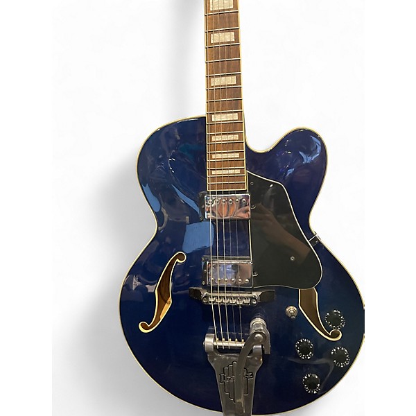 Used Ibanez AFS75T Artcore Bigsby Blue Hollow Body Electric Guitar