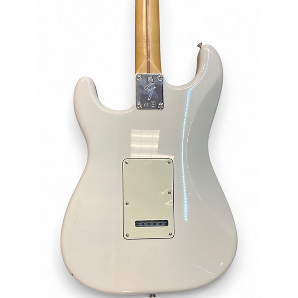 Used Fender Stratocaster White Solid Body Electric Guitar