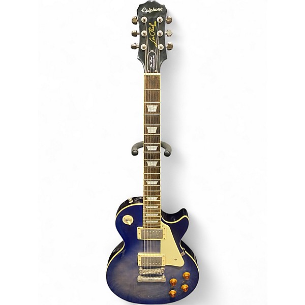 Used Epiphone Les Paul Standard Pro Blue Burst Solid Body Electric Guitar