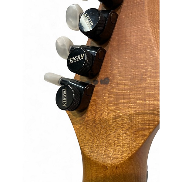 Used Kiesel ARIES 6 MULTI-SCALE WHITE/BLACK EDGE Solid Body Electric Guitar