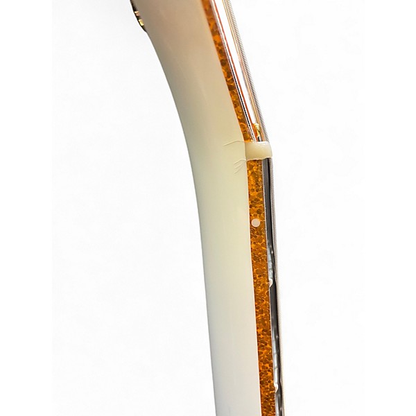 Used 2024 Gretsch Guitars Masterbuilt '62 G6134 White Penguin Champagne Sparkle Solid Body Electric Guitar