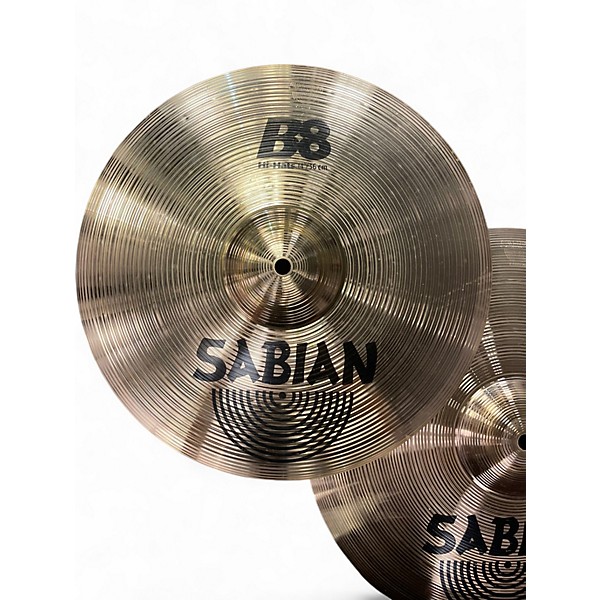 Used SABIAN 14in B8 Hi Hat Pair Cymbal