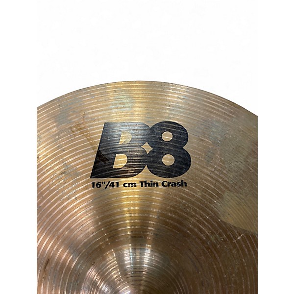 Used SABIAN 16in B8 Thin Crash Cymbal