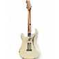 Used Fender Custom Shop GT11 Stratocaster Heavy Relic Olympic White over Black Solid Body Electric Guitar