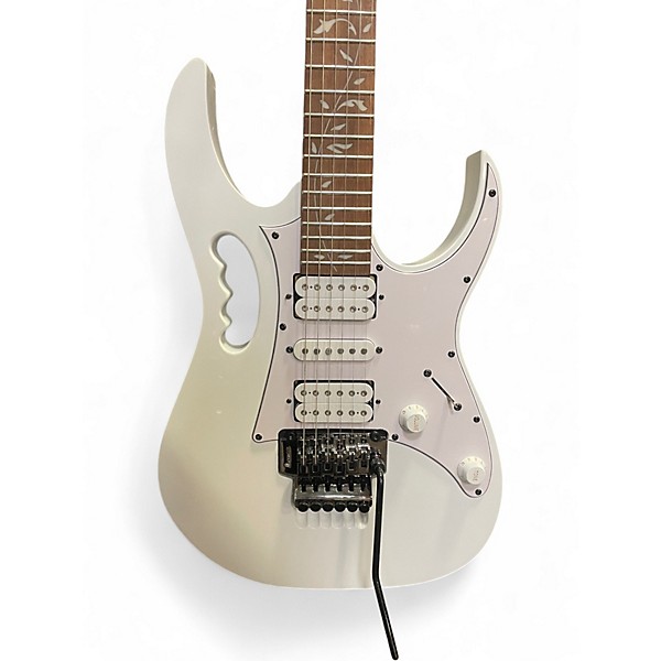 Used Ibanez JEMJR White Solid Body Electric Guitar
