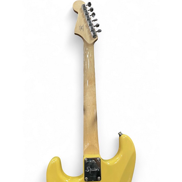 Used Squier stratosonic yellow Solid Body Electric Guitar