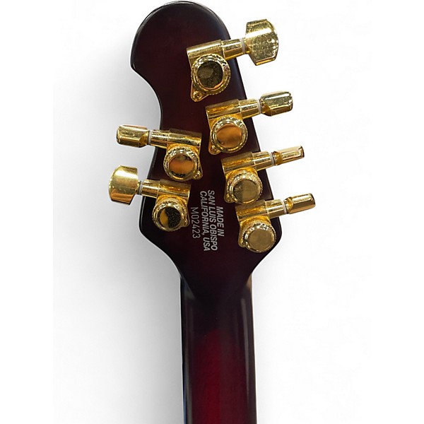 Used Ernie Ball Music Man Artisan Majesty Wine Red Solid Body Electric Guitar