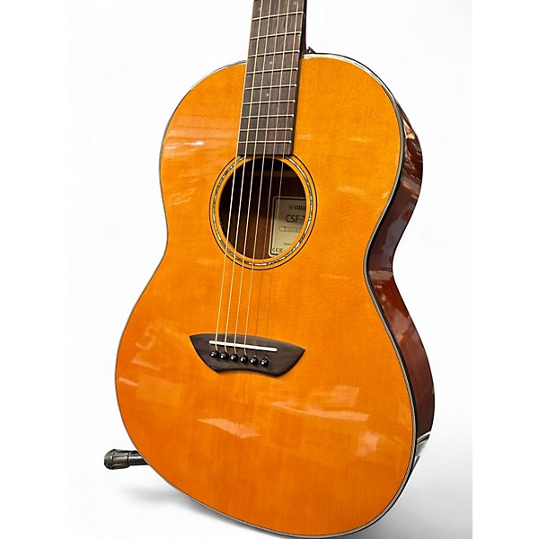 Used Yamaha csf-ta Antique Natural Acoustic Electric Guitar