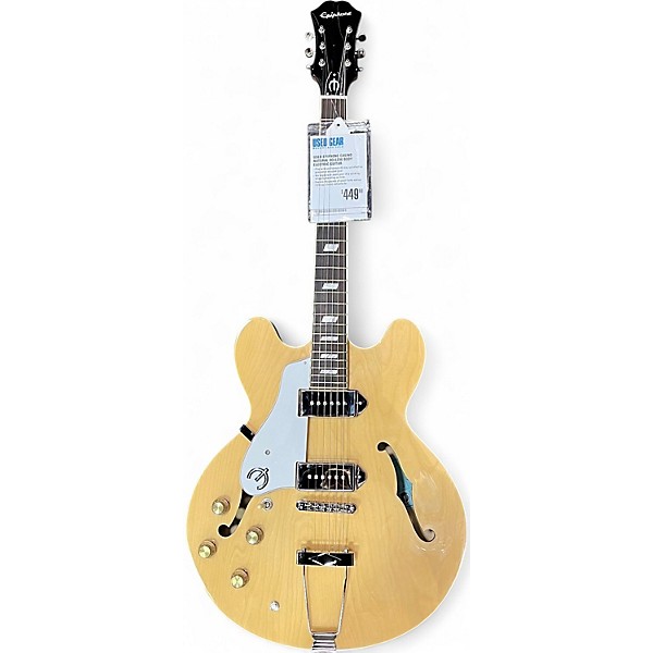 Used Epiphone Casino Natural Hollow Body Electric Guitar