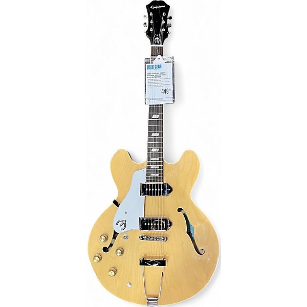 Used Epiphone Casino Natural Hollow Body Electric Guitar