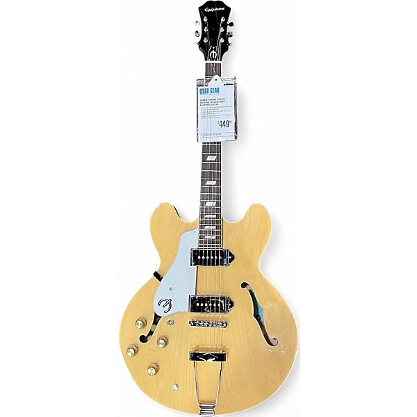 Used Epiphone Casino Natural Hollow Body Electric Guitar