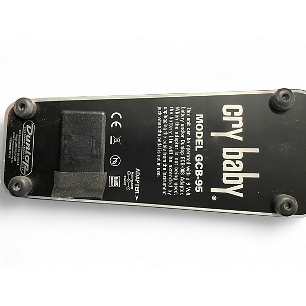 Used Dunlop GCB95 Original Crybaby Wah Effect Pedal