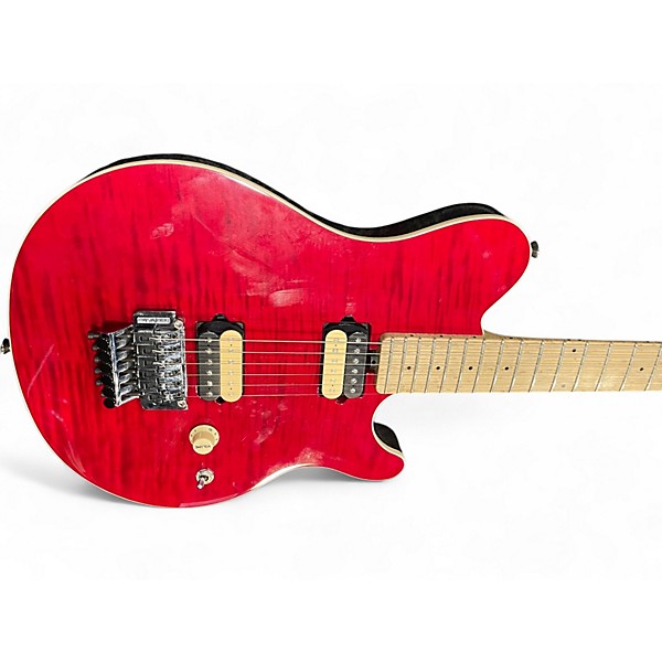 Used Ernie Ball Music Man Axis RED Solid Body Electric Guitar
