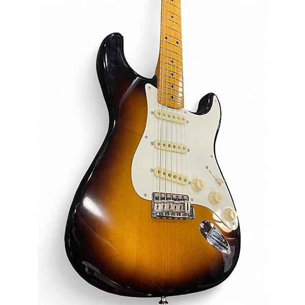 Used 2020s Fender Eric Johnson 1954 Stratocaster Virginia 2 Color Sunburst Solid Body Electric Guitar