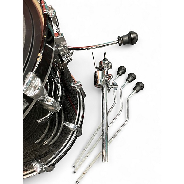 Used SONOR 4 Piece Force 3001 Black Drum Kit