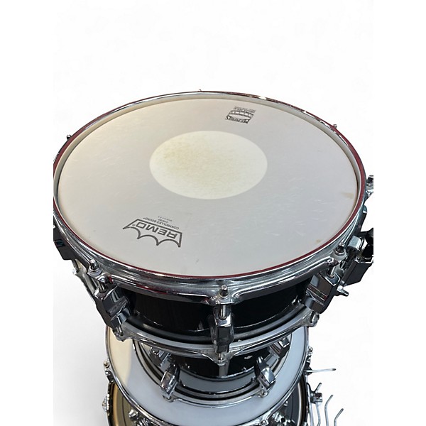 Used SONOR 4 Piece Force 3001 Black Drum Kit